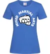 Жіноча футболка MMA Mixed Martial Arts Яскраво-синій фото