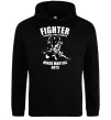 Женская толстовка (худи) MMA fighter Черный фото