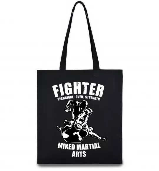 Еко-сумка MMA fighter Чорний фото