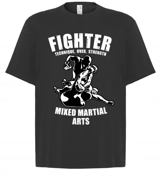 Футболка Оверсайз MMA fighter Черный фото