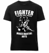 Мужская премиум футболка MMA fighter Черный фото