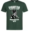 Чоловіча футболка MMA fighter Темно-зелений фото