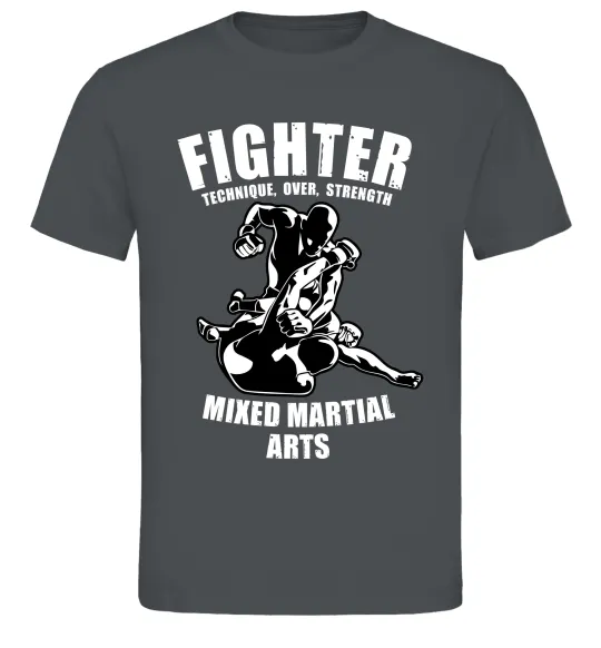 Чоловіча футболка MMA fighter Графіт фото