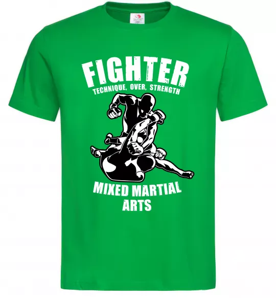 Чоловіча футболка MMA fighter Зелений фото