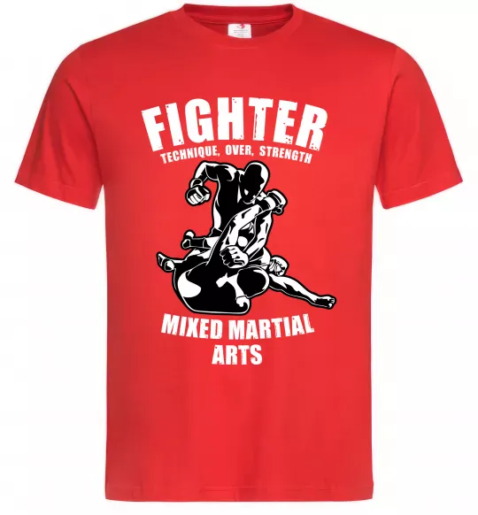 Чоловіча футболка MMA fighter Червоний фото
