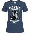 Женская футболка MMA fighter Темно-синий фото