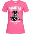 Женская футболка MMA fighter Ярко-розовый фото
