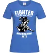 Женская футболка MMA fighter Ярко-синий фото