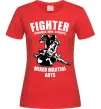 Женская футболка MMA fighter Красный фото
