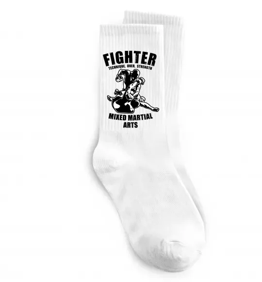 Носки MMA fighter Белый фото