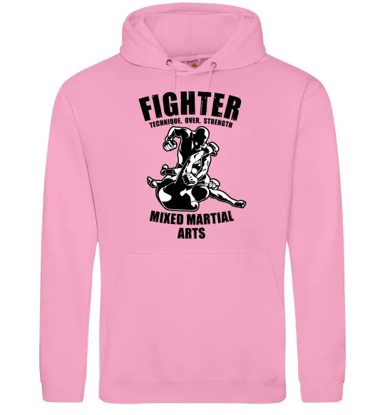 Женская толстовка (худи) MMA fighter Розовый фото