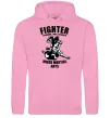 Женская толстовка (худи) MMA fighter Розовый фото