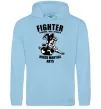 Женская толстовка (худи) MMA fighter Голубой фото