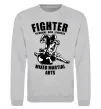 Свитшот MMA fighter Серый меланж фото