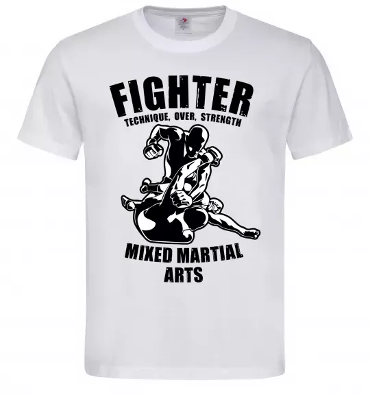 Чоловіча футболка MMA fighter Білий фото