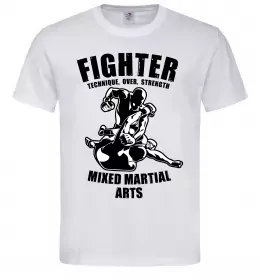 Чоловіча футболка MMA fighter Білий фото