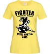 Женская футболка MMA fighter Лимонный фото