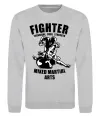 Свитшот MMA fighter Серый меланж фото