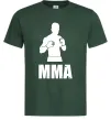 Мужская футболка MMA борець Темно-зеленый фото