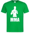Мужская футболка MMA борець Зеленый фото