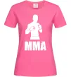 Женская футболка MMA борець Ярко-розовый фото