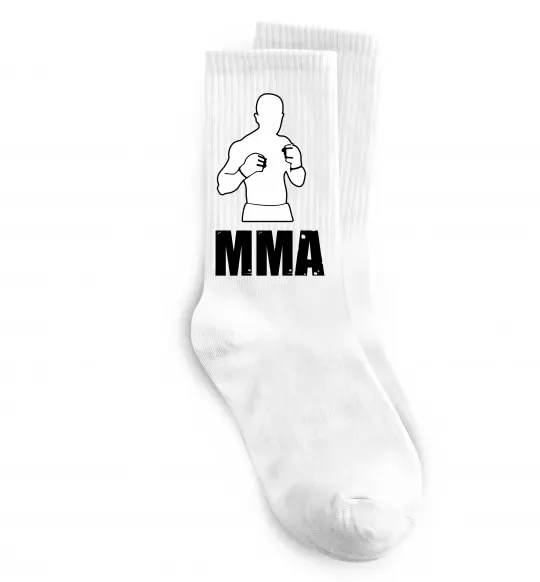 Носки MMA борець Белый фото