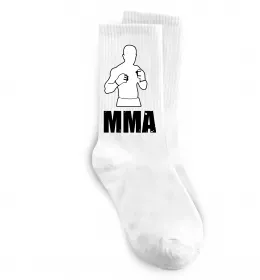 Носки MMA is not a crime Белый фото
