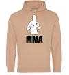 Мужская толстовка (худи) MMA борець Песочный фото