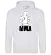 Жіноча толстовка (худі) MMA борець Сірий меланж фото