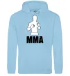 Жіноча толстовка (худі) MMA борець Блакитний фото