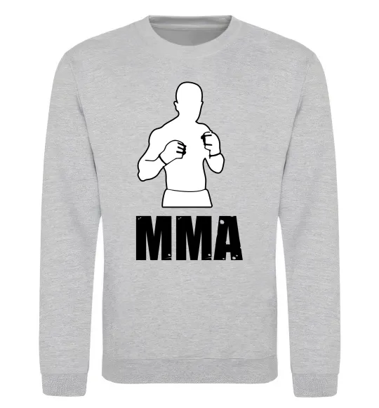 Свитшот MMA борець Серый меланж фото
