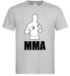 Мужская футболка MMA борець Серый фото