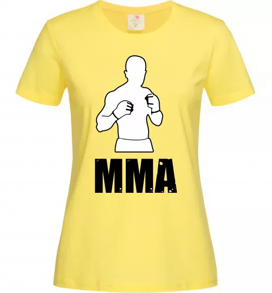 Женская футболка MMA борець Лимонный фото