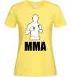 Женская футболка MMA борець Лимонный фото