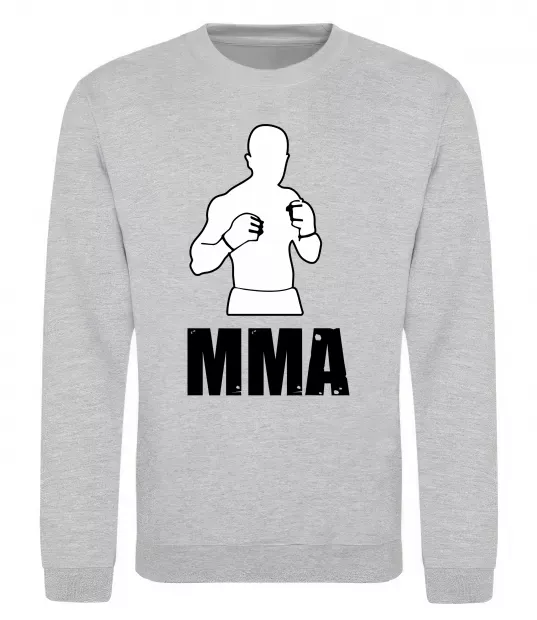 Свитшот MMA борець Серый меланж фото