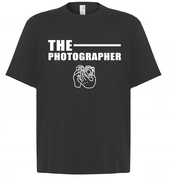Футболка Оверсайз The photographer Чорний фото
