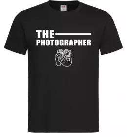 Мужская футболка The photographer Черный фото