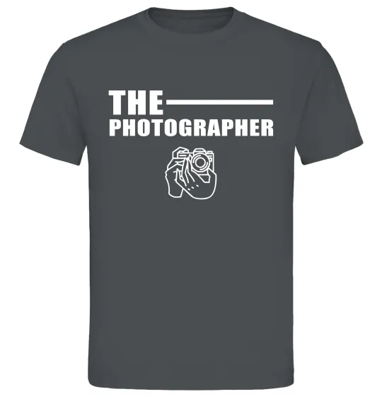 Мужская футболка The photographer Графит фото
