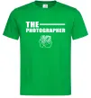 Мужская футболка The photographer Зеленый фото