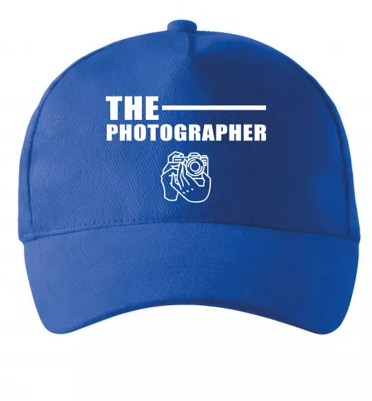 Кепка The photographer Ярко-синий фото