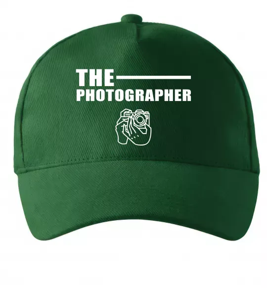 Кепка The photographer Темно-зеленый фото