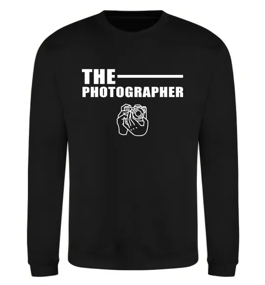 Світшот The photographer Чорний фото