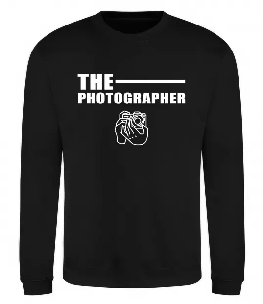 Свитшот The photographer Черный фото