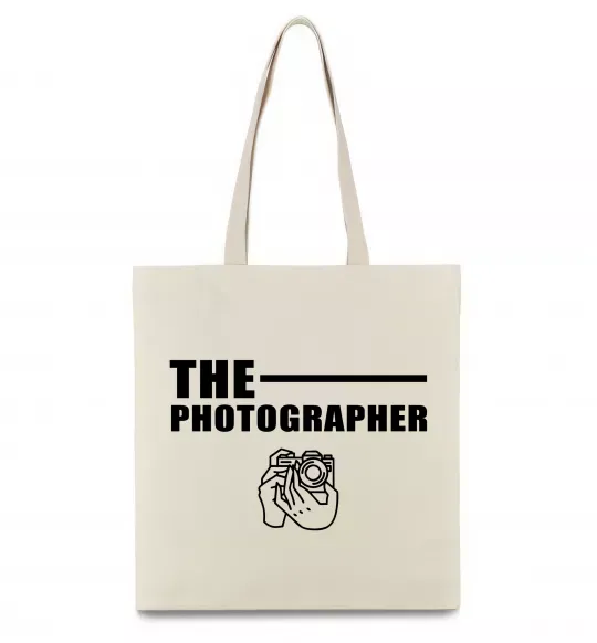 Эко-сумка The photographer Бежевый фото