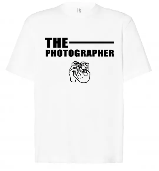 Футболка Оверсайз The photographer Білий фото