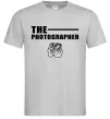 Мужская футболка The photographer Серый фото