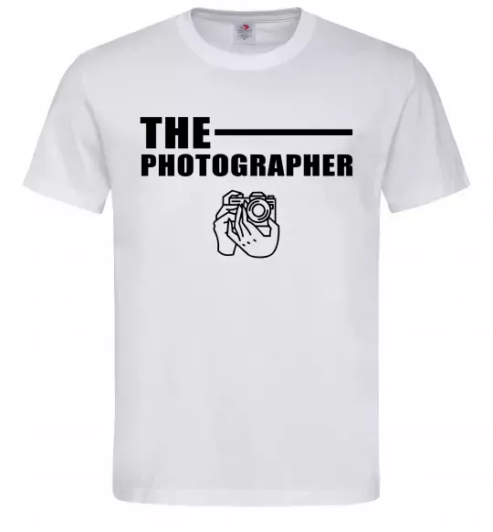 Мужская футболка The photographer Белый фото