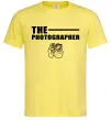 Мужская футболка The photographer Лимонный фото