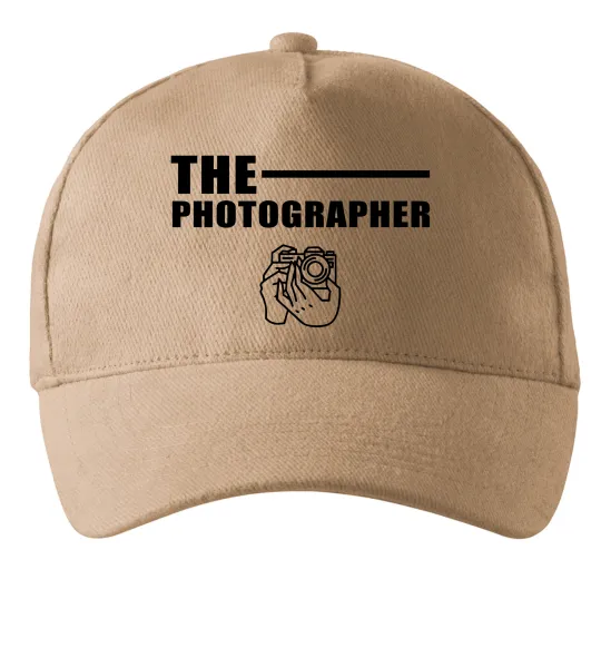 Кепка The photographer Песочный фото
