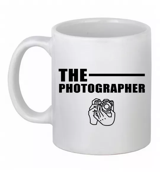 Чашка керамическая The photographer Белый фото